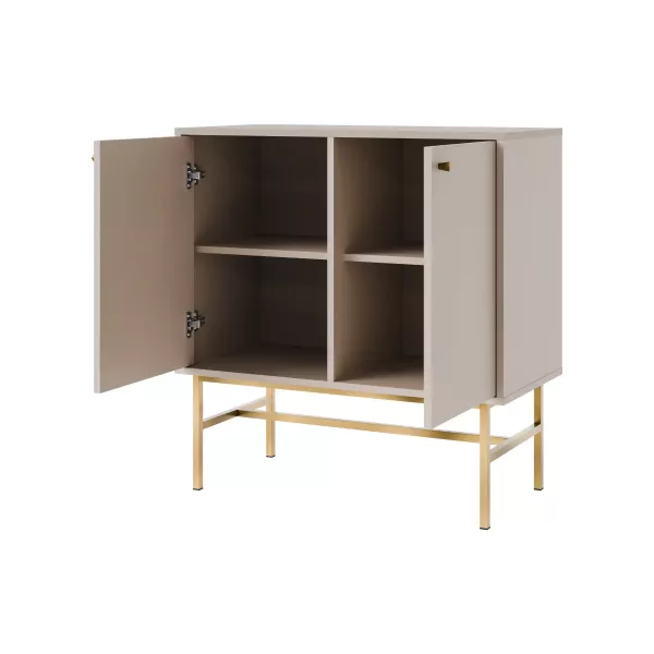 Komoda dwudrzwiowa do salonu Sakai 3 2F T812 Beżowy