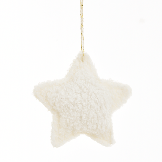PINGENTE ESTRELITA TEXTURIZADA 11 CM NATAL ASTRAL