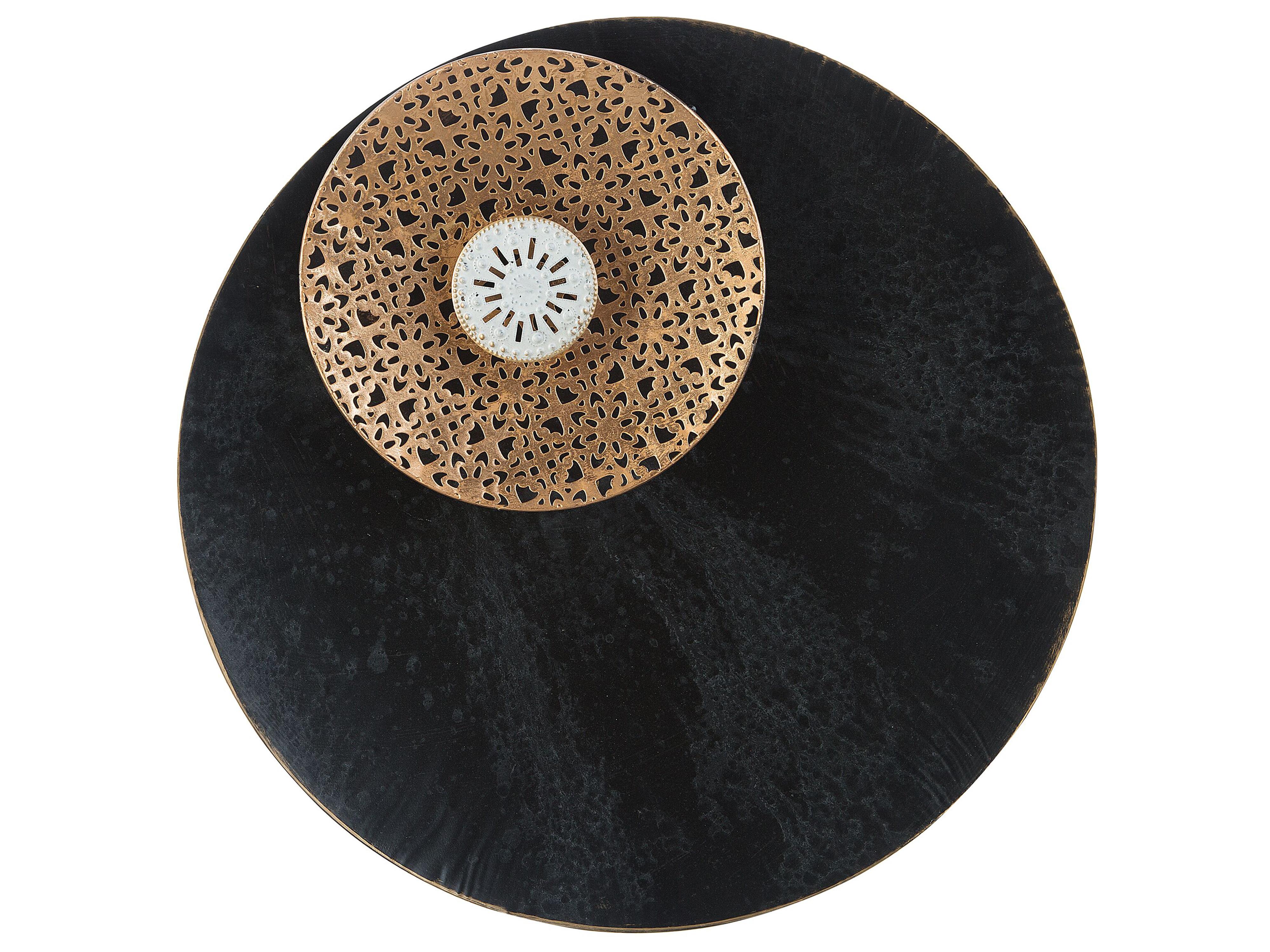 Wall Decor RUBIDIUM Metal 49 cm Black