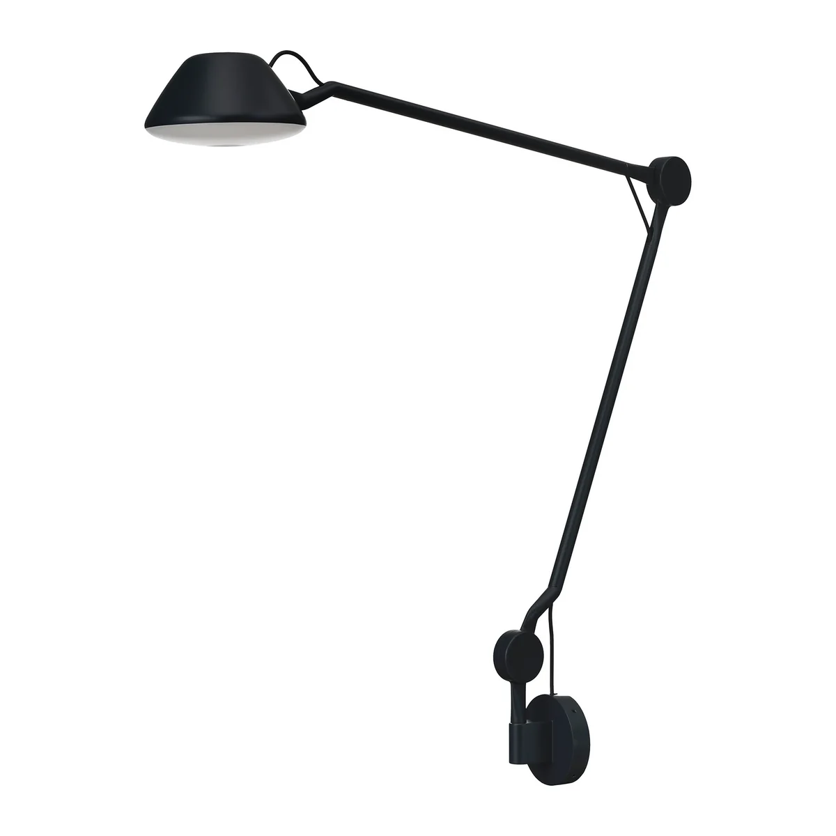 Fritz Hansen - AQ01 Wandleuchte, schwarz matt