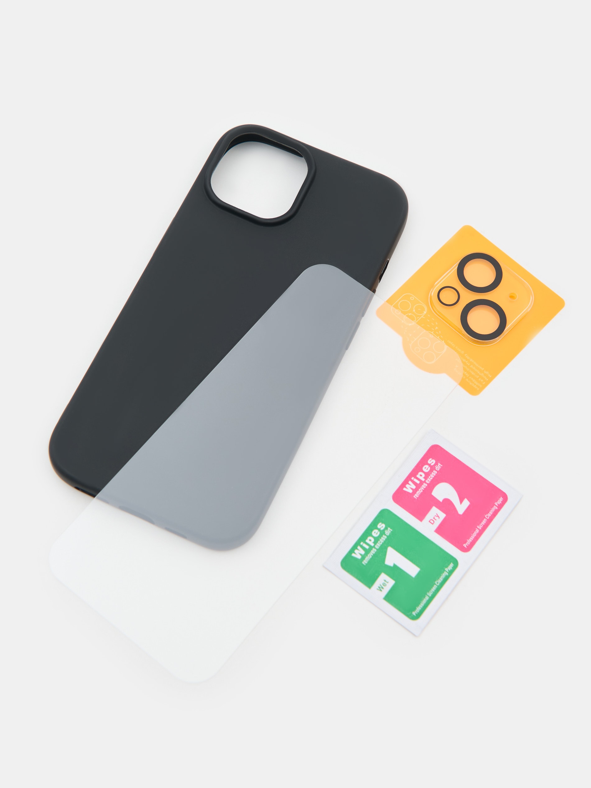 Etui na telefon i szkło hartowane iPhone 15