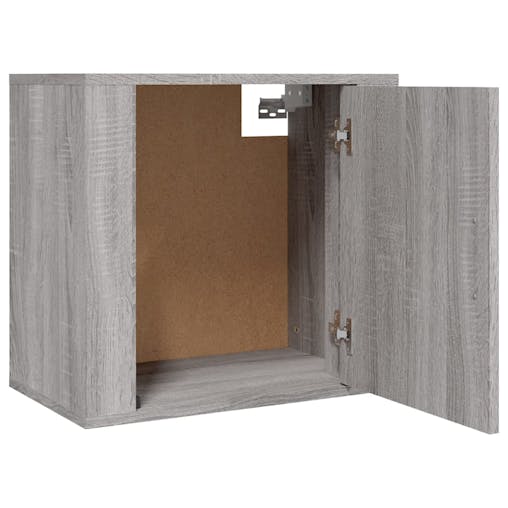 NNEVL Wall-mounted Bedside Cabinets 2 pcs Grey Sonoma 50x30x47 cm