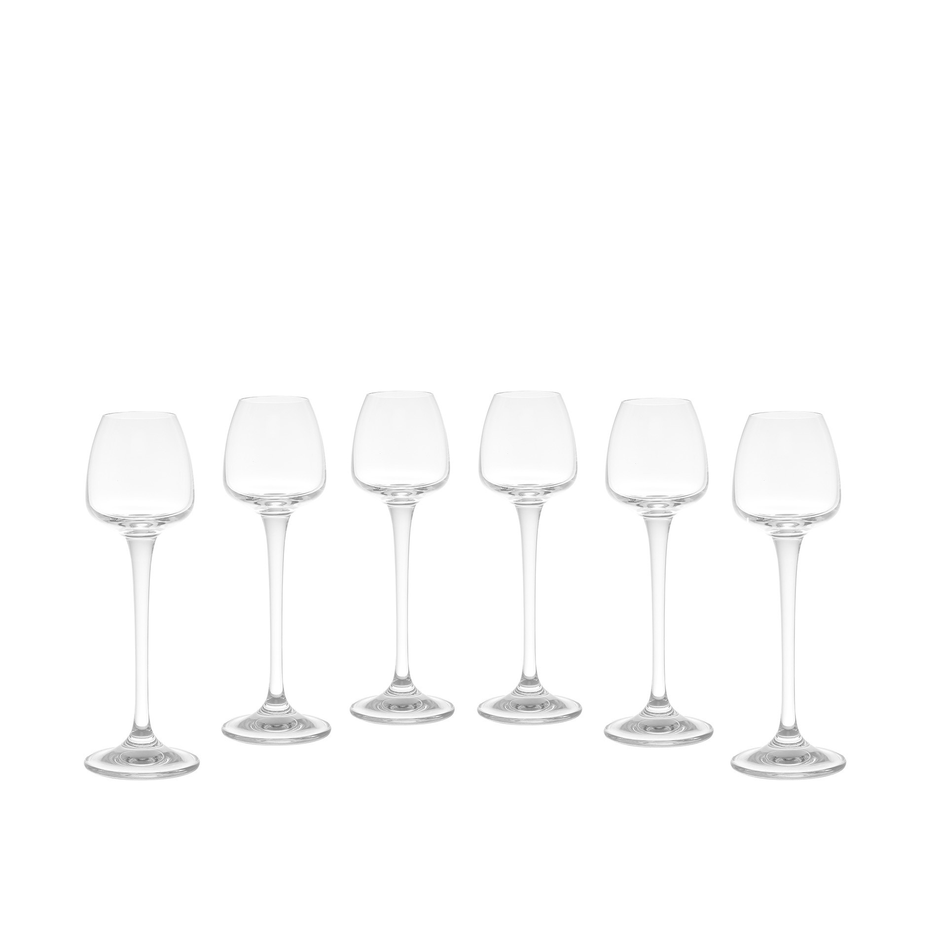 Set 6 calici liquore cristallo di Bohemia