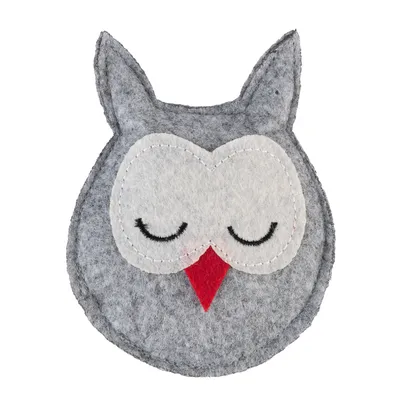 TIAKI Cat Toy Felt Owl with Catnip