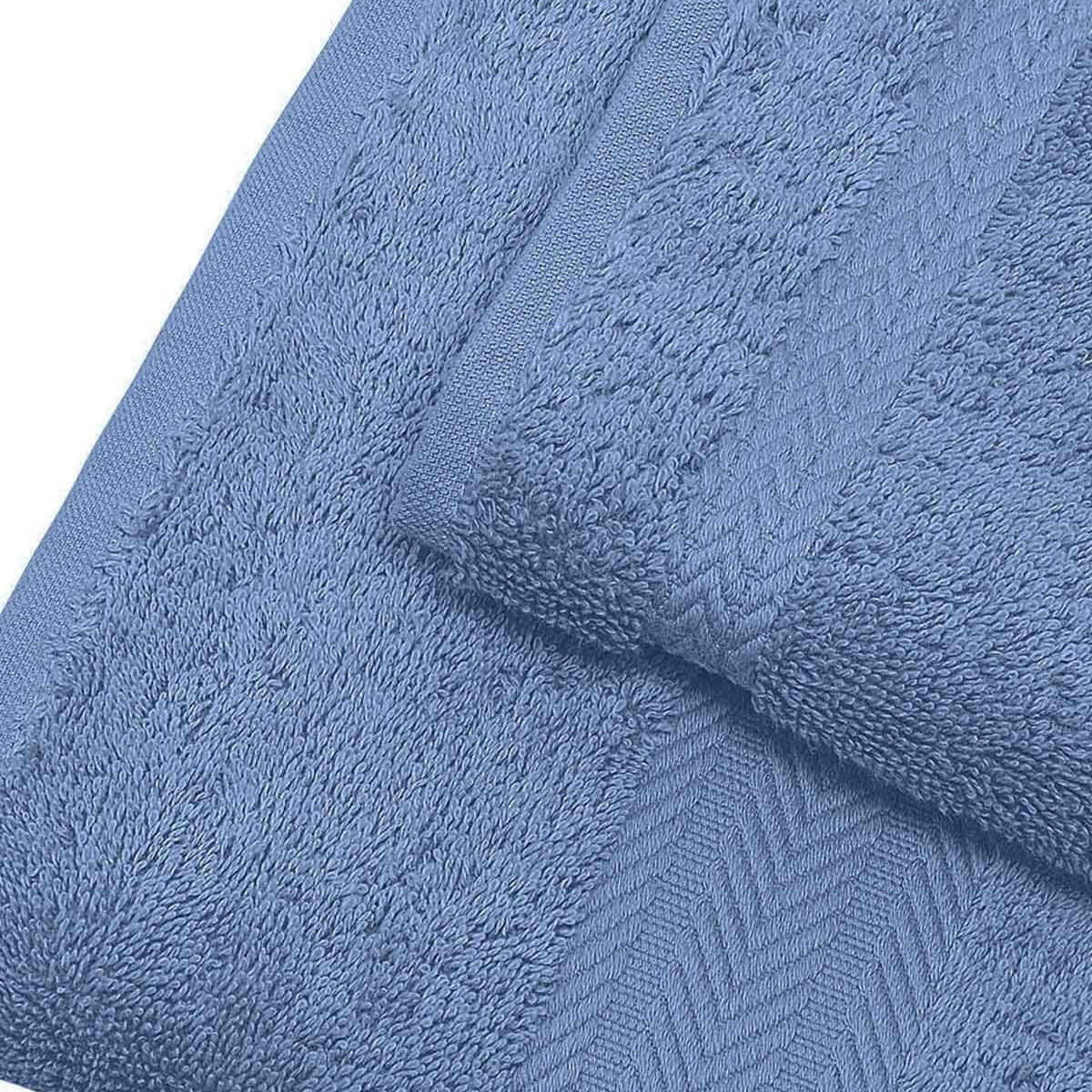 LUXURY - Serviette de toilette 550 gr/m²  cobalt 50x100 cm