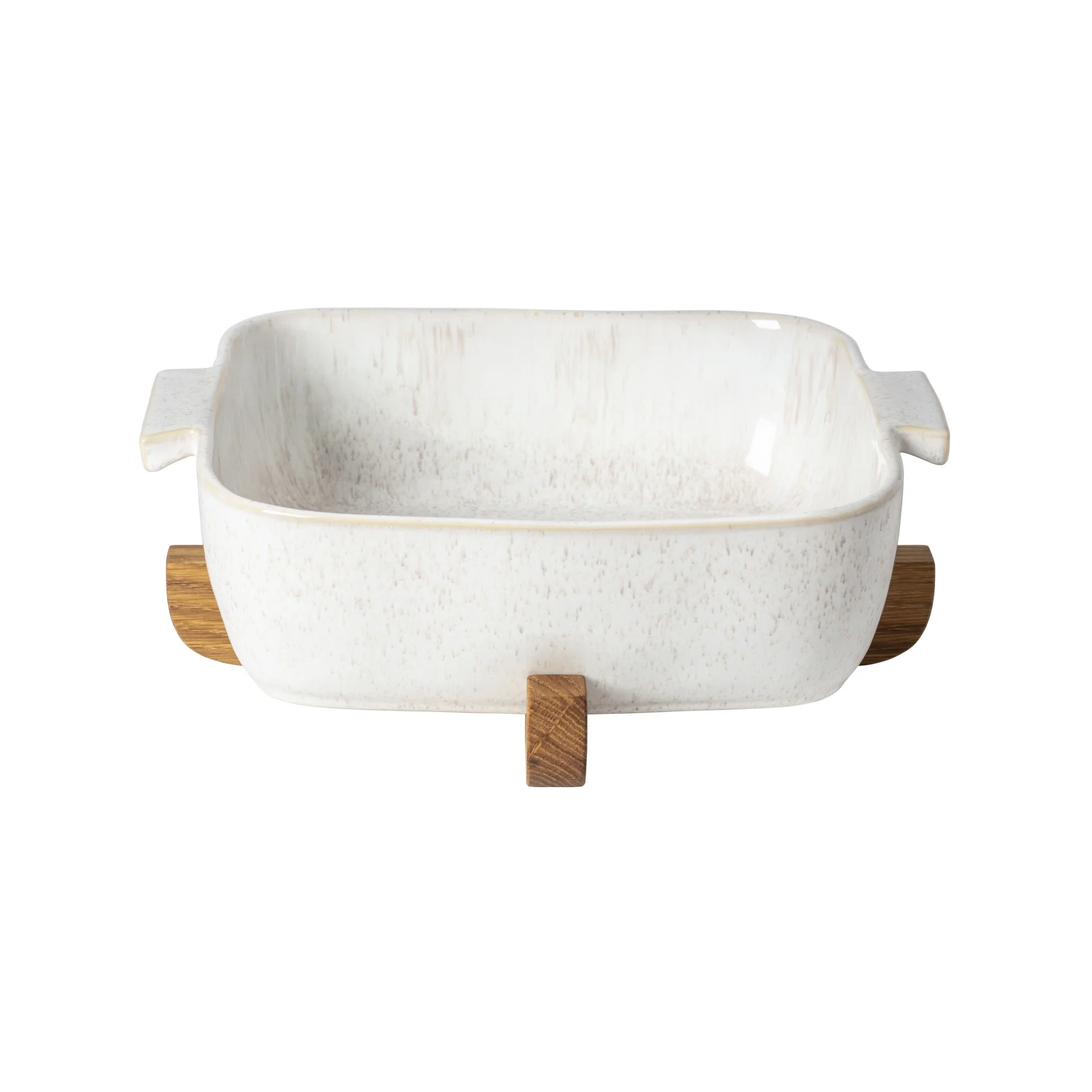 Square Baker with Oak Trivet Eivissa, Casafina by COSTA NOVA