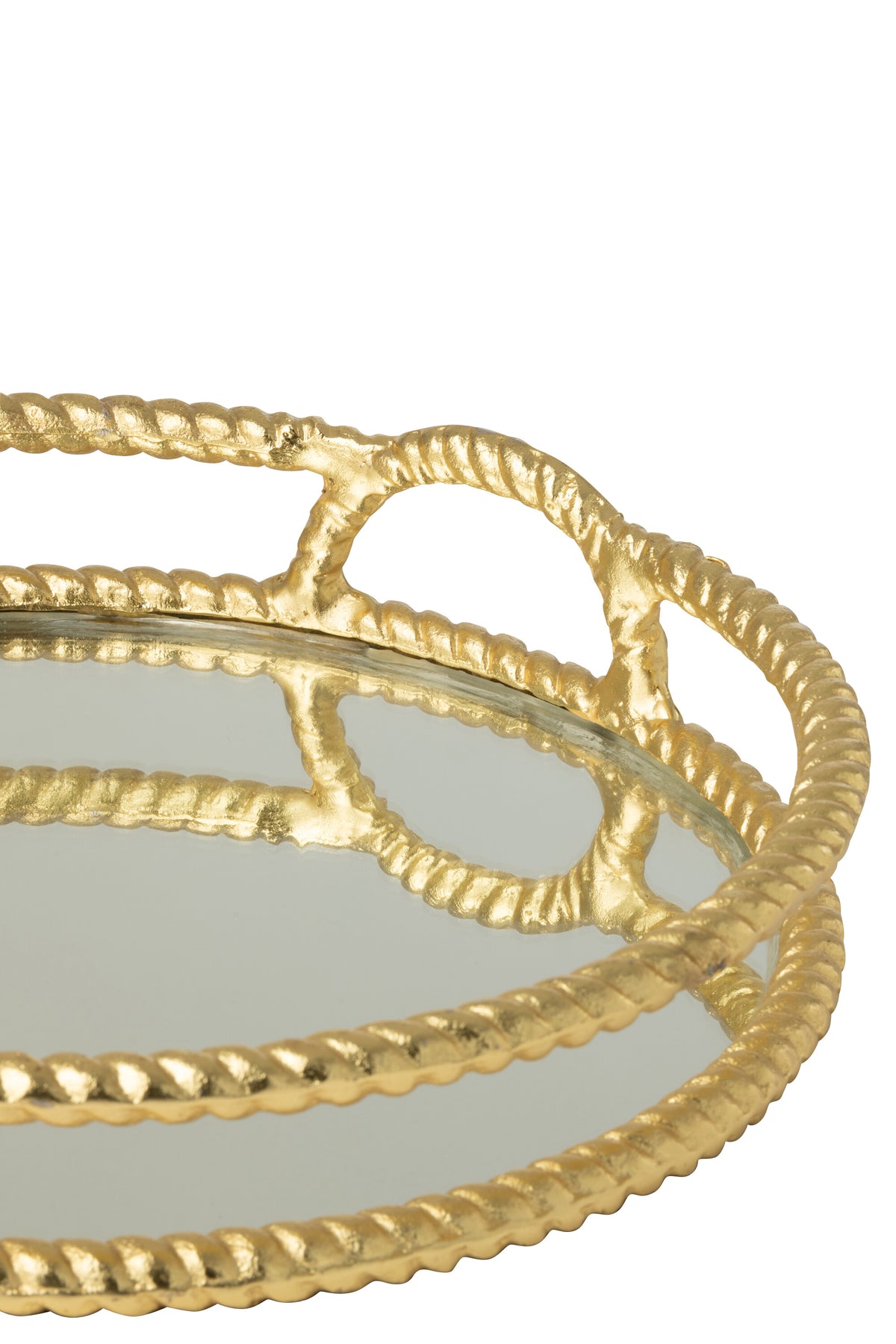 J-Line dienblad - aluminium - goud