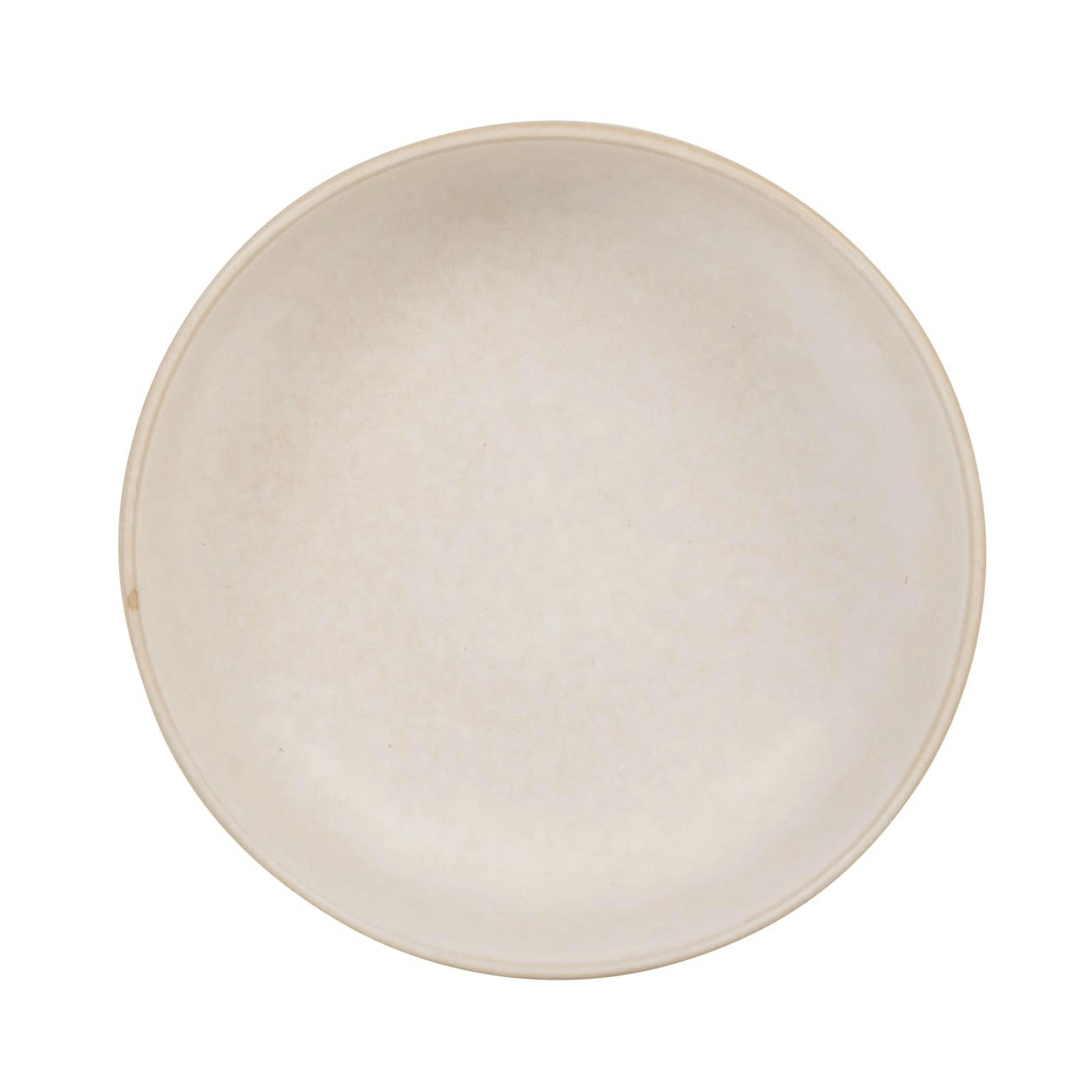 TADAKI - Assiette creuse en grès beige