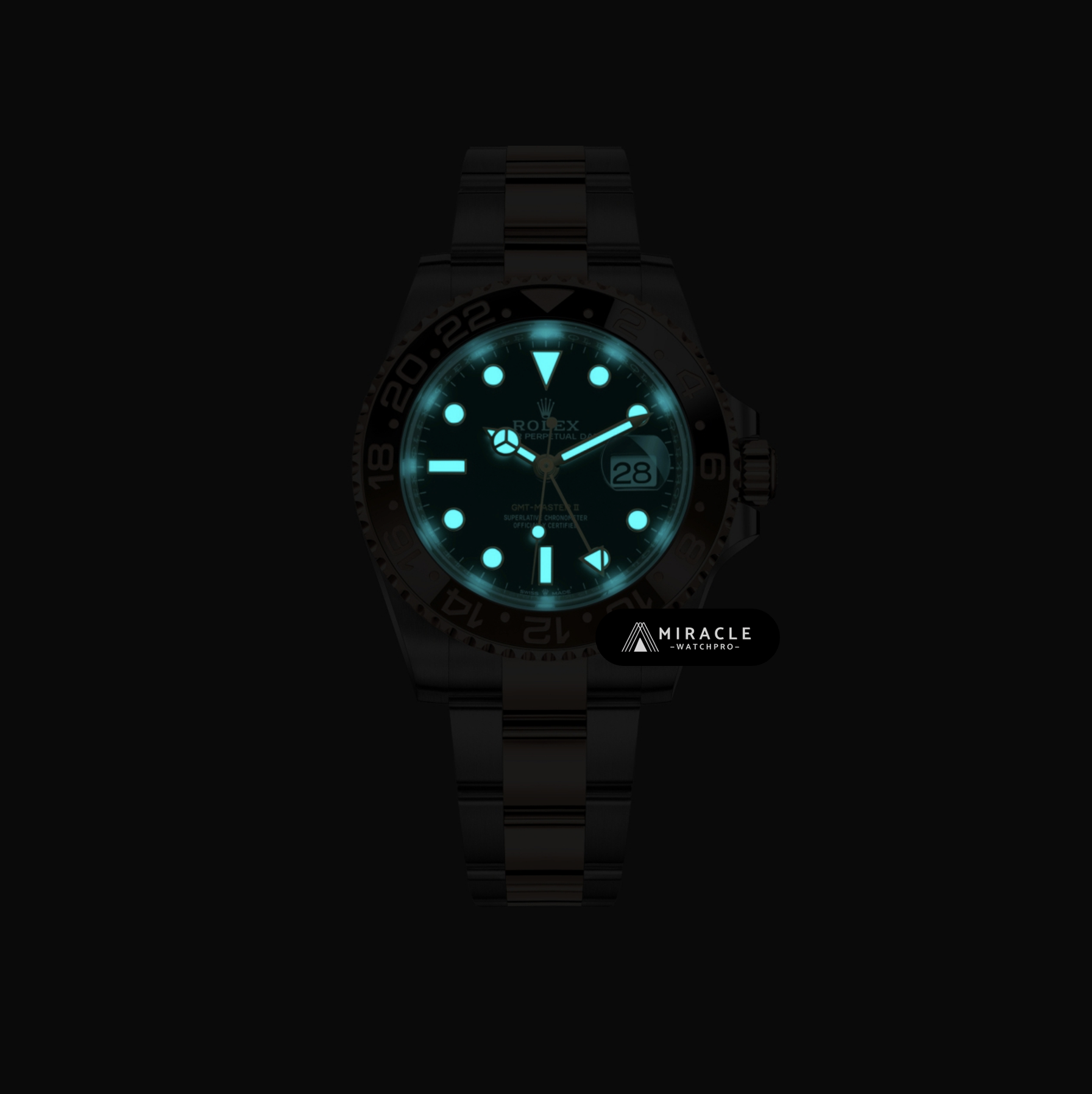 ROLEX-GMT MASTER II-ref.M126711CHNR-0002- Elite Clone-40mm-Replica Watch