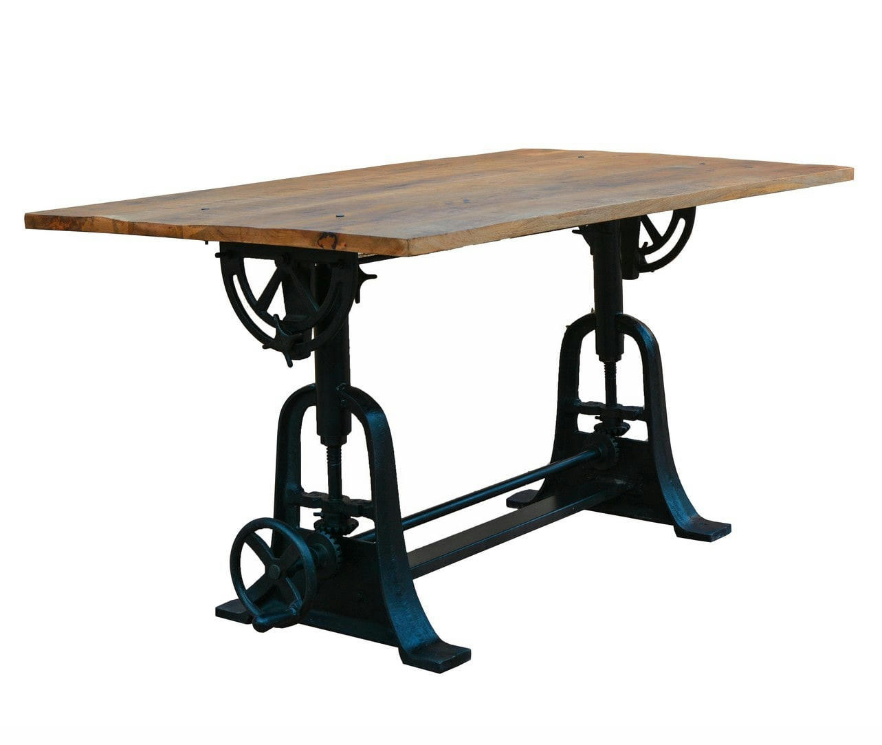 DRAW - Table en bois de style industriel L180