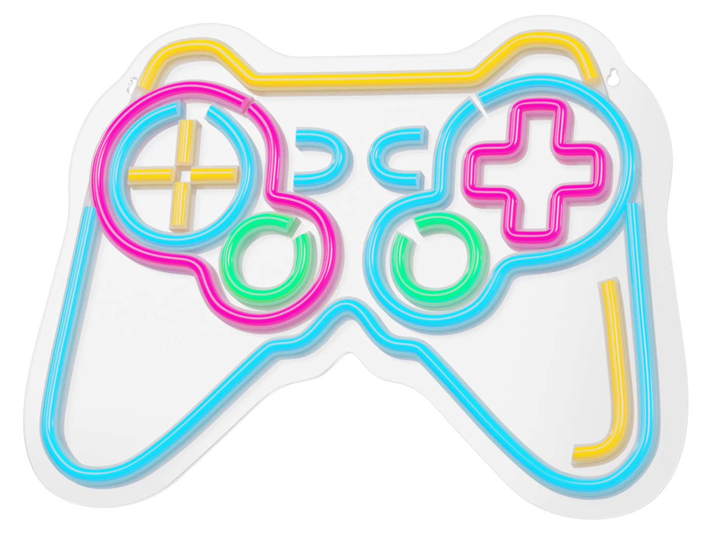Kinkiet neonowy dziecięcyGame Pad LED wielokolorowy