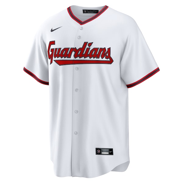 Cleveland Guardians Nike Youth Home Replica 2.0 Jersey - White