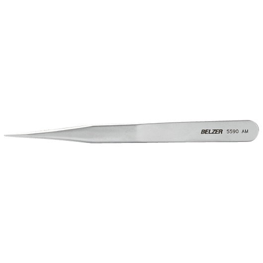 Bahco 5590 AM Pince brucelle CMS SM116-SA - acier inoxydable 120 mm, antimagnetique, antireflet