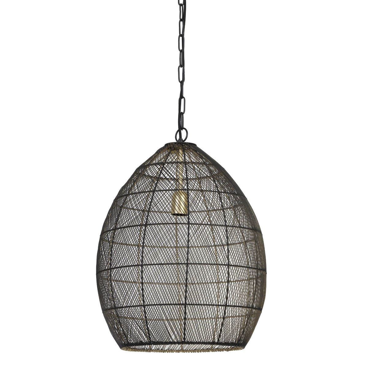Light & Living hanglamp Meya - zwart - Ø40cm
