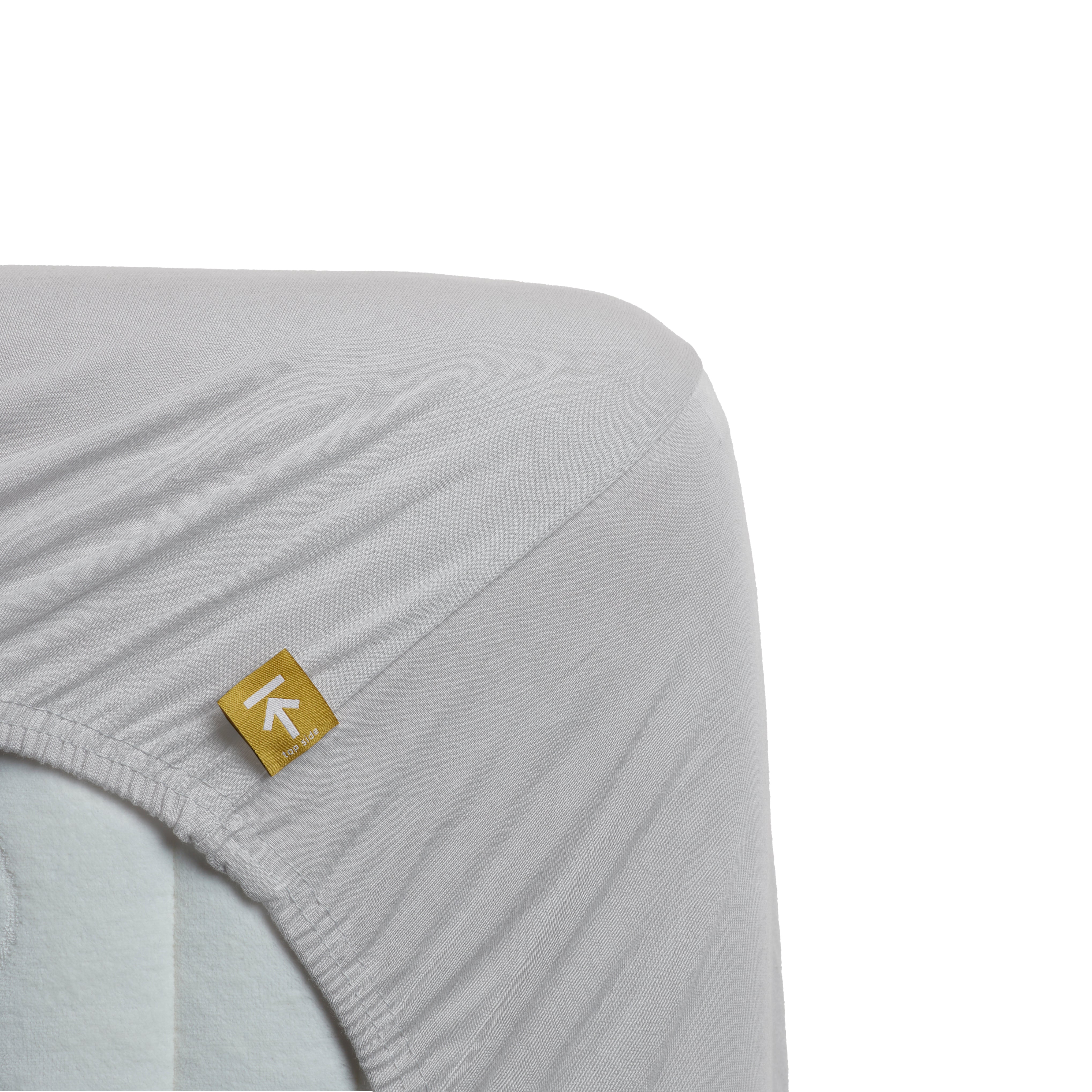 Beddinghouse - Jersey Stretch (5% lycra) - Hoeslaken - 100x220 cm - Lichtgrijs - premium kwaliteit