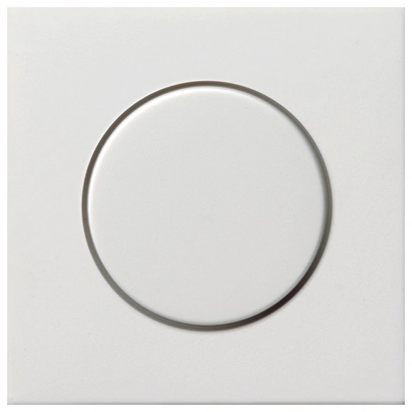 Dimmer-Abdeckung, reinweiß, 1 Stück