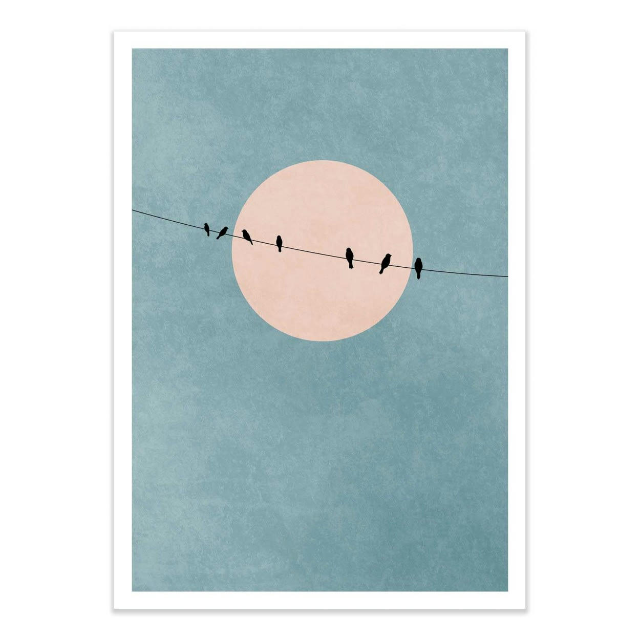 KUBISTIKA - THE BEAUTY OF SILENCE - KUBISTIKA - Affiche d'art 50 x 70 cm