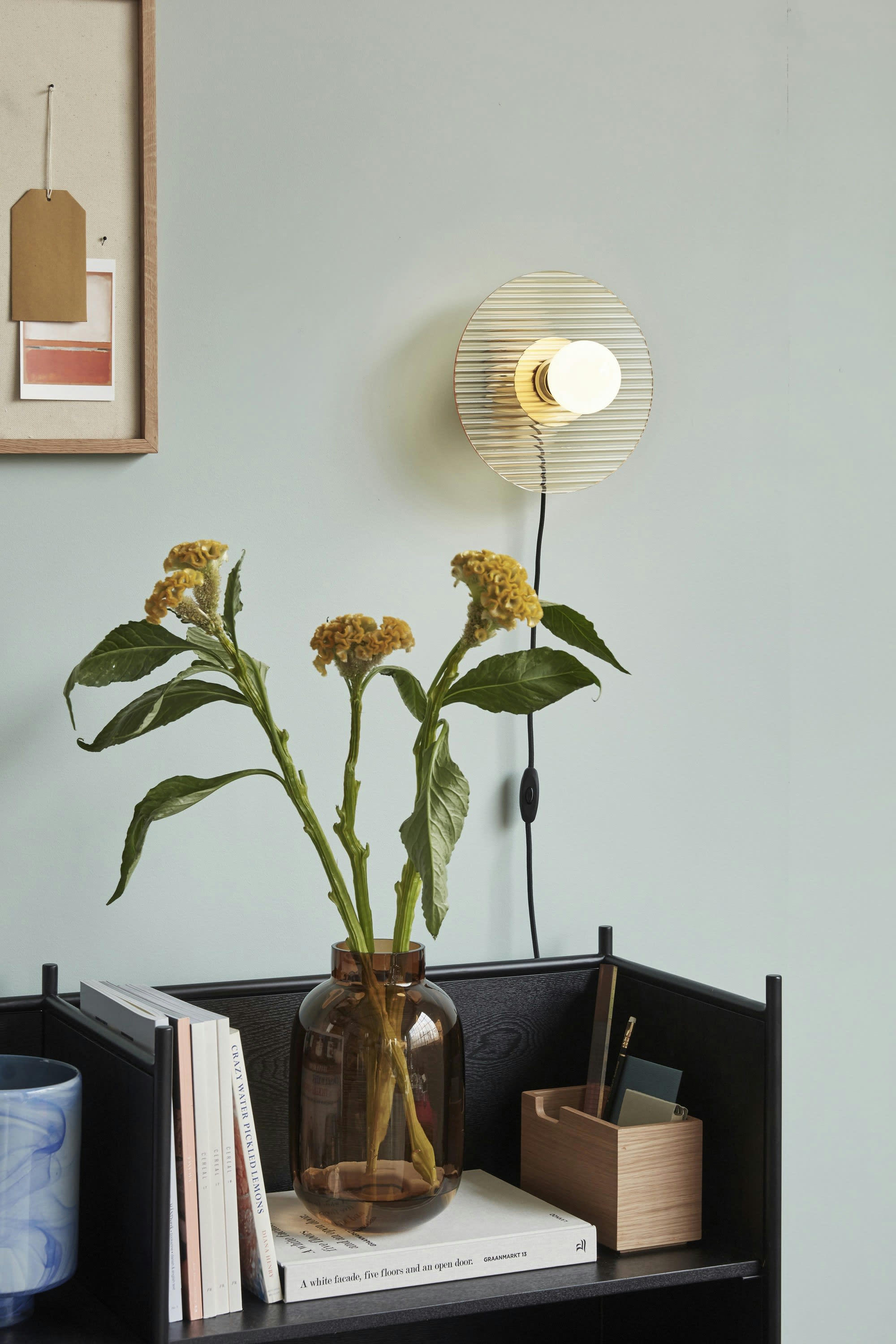 HALO - Applique en verre orange