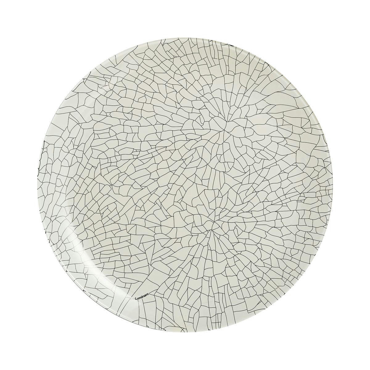 MINDY - Assiette plate beige 26 cm