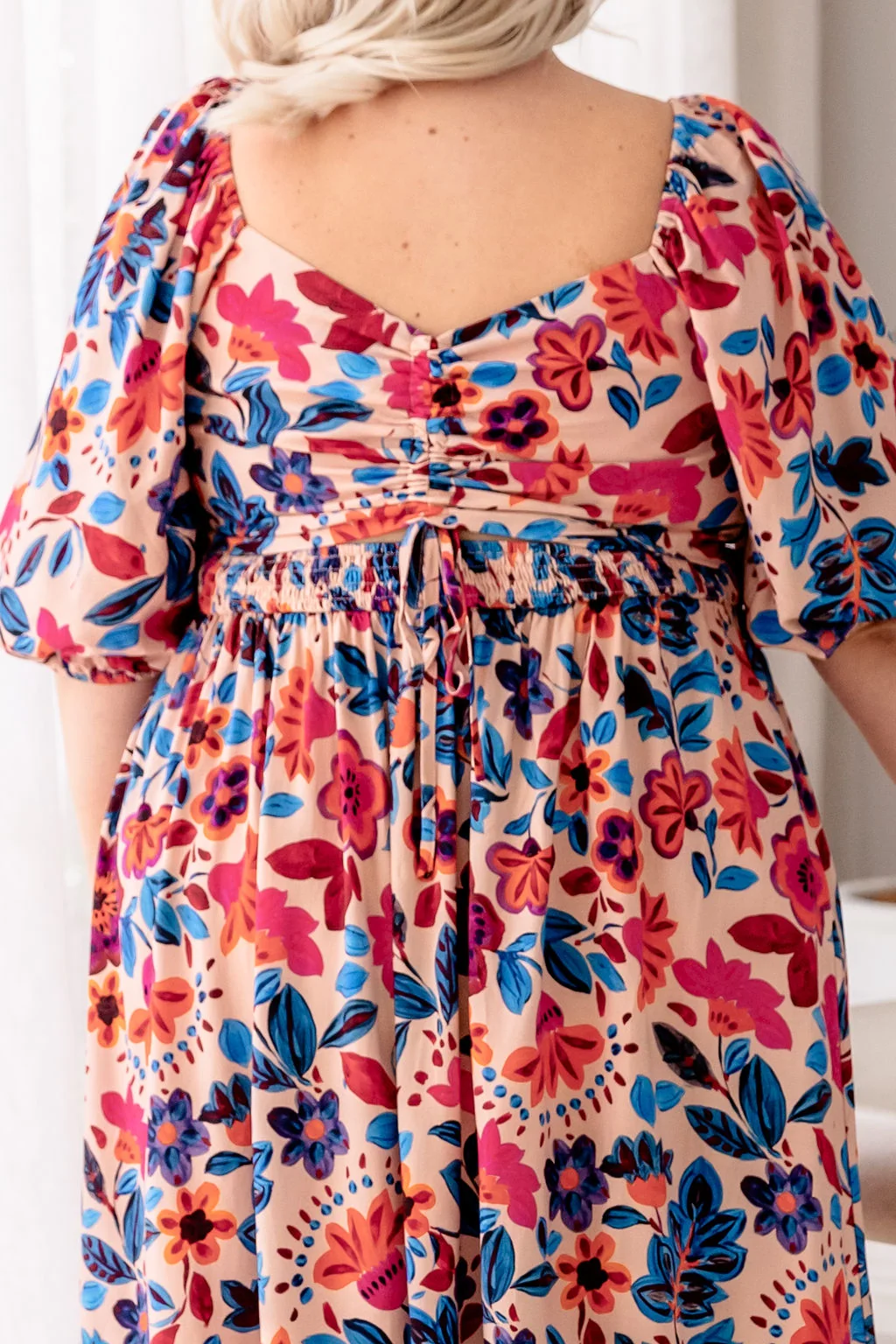 Pippa Cut Out Dress in Jardin