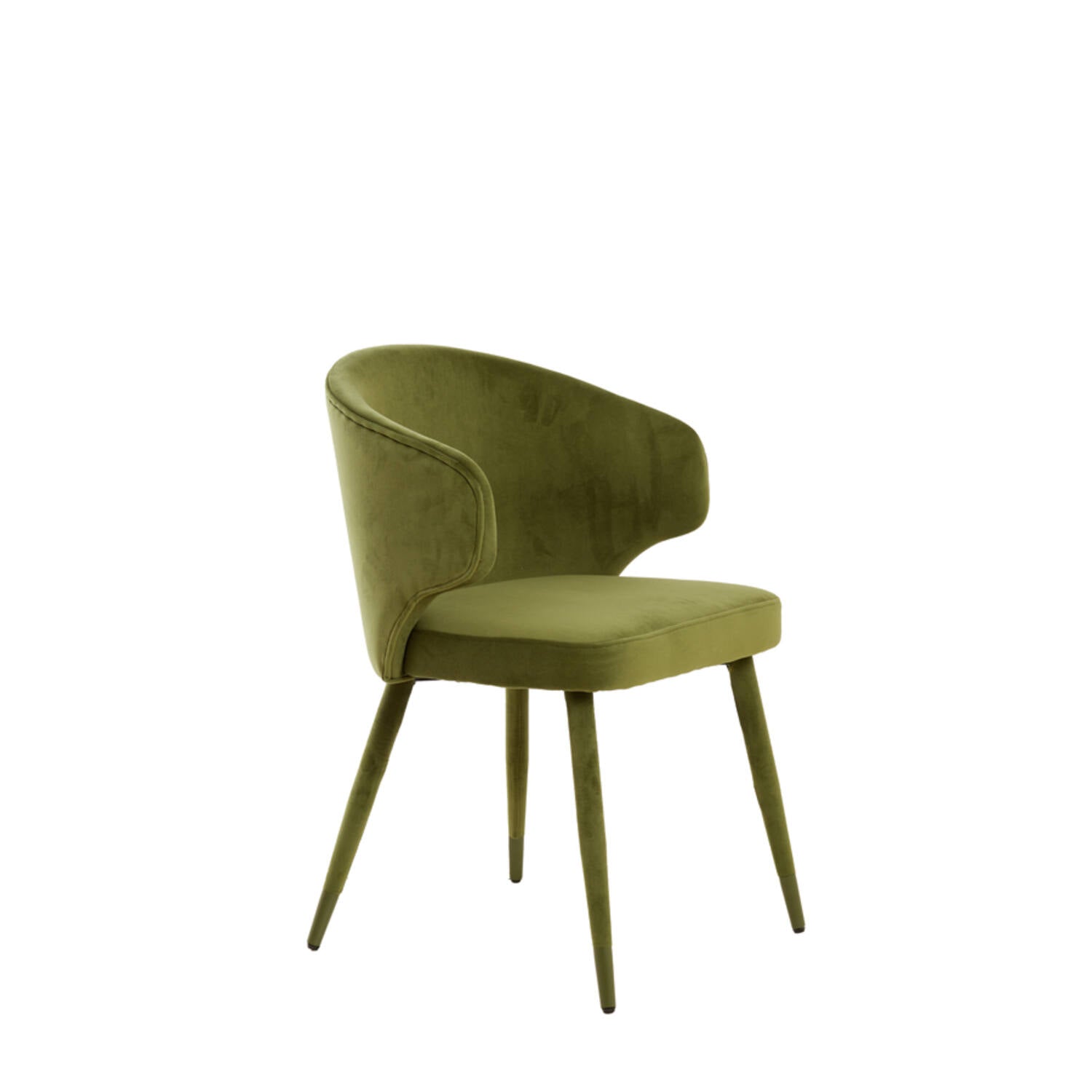 Light & Living eetkamerstoel KOSAKA - 79x57x53cm - groen - Set van 2