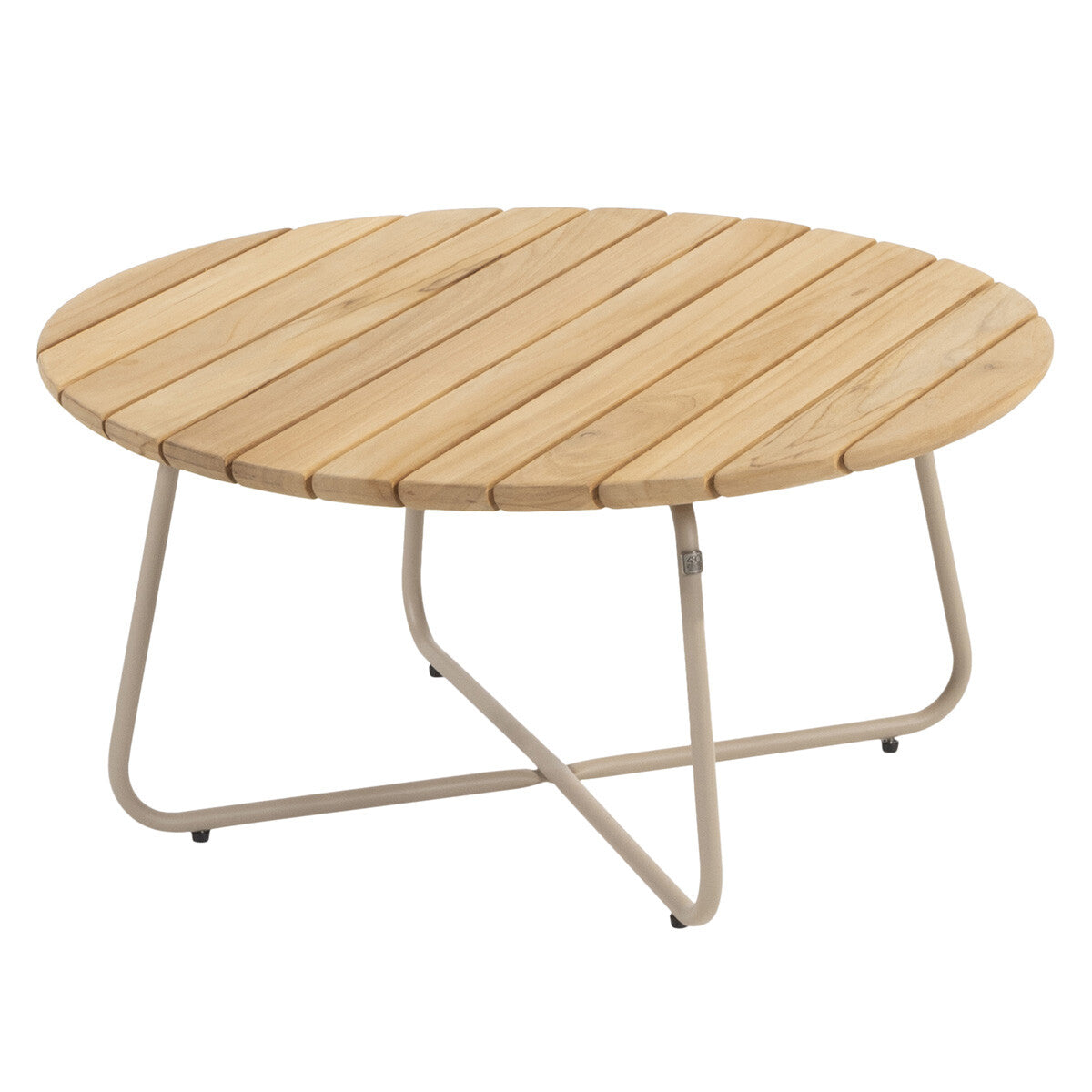 4 Seasons loungetafel Verdi teak - latte - Ø73 x 35 cm