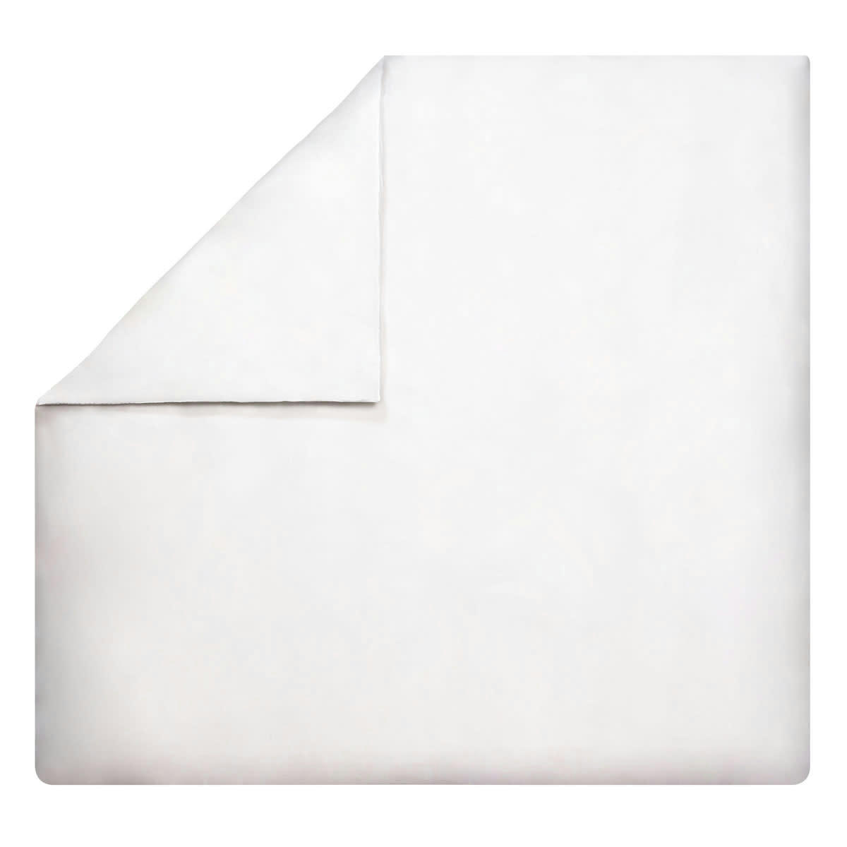 TEOPHILE - Housse de couette en satin de coton hermine 260x240