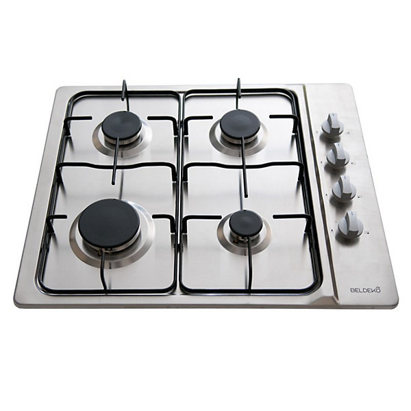 BELDEKO - Plaque De Cuisson 4 ZONES / INOX - 7500W - GAZ BOUTEILLE