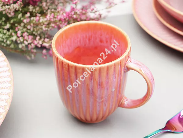 Serwis obiadowo - herbaciany na 6 osób (26 el.) Lubiana - Stoneware Blush