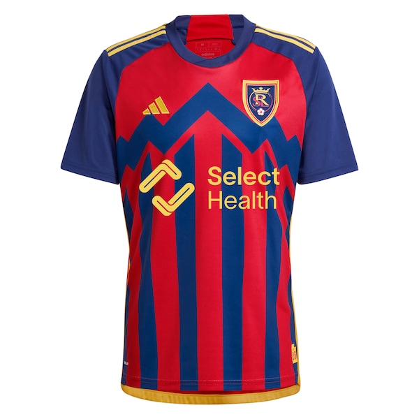 Real Salt Lake adidas 2024 Peak Utah Replica Custom Jersey – Red