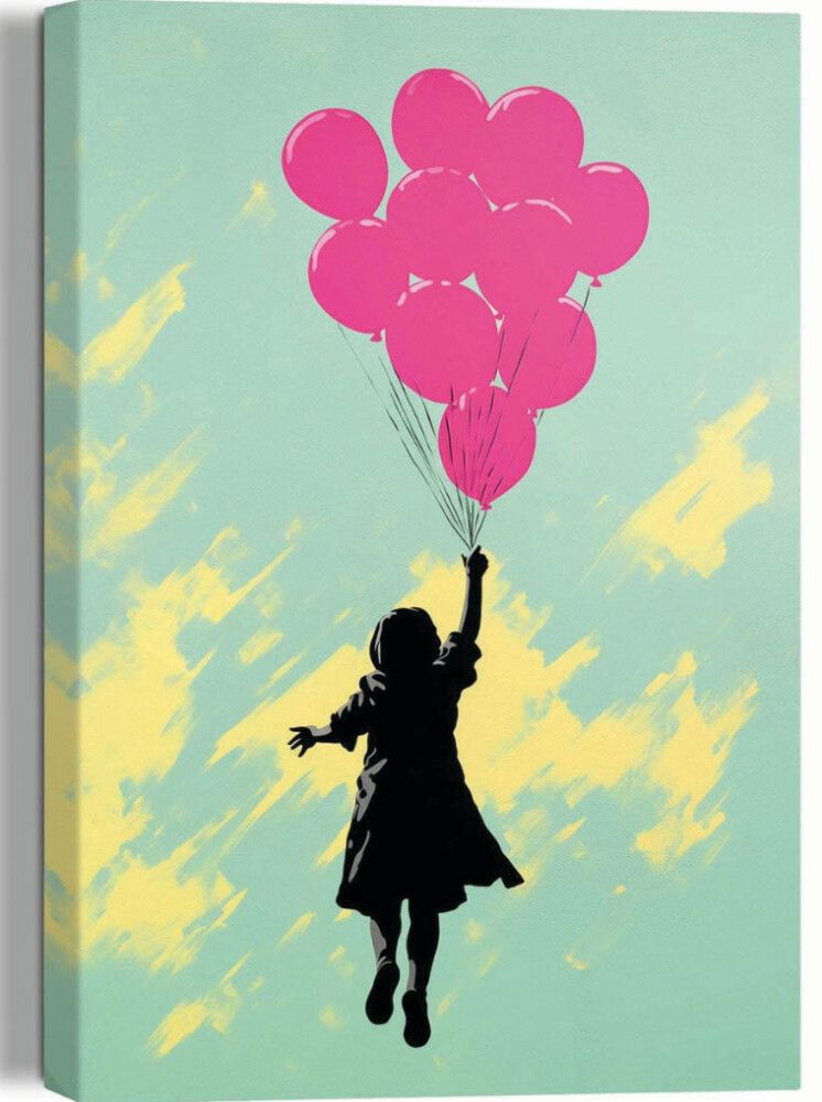 DEKORBILDE REINDERS BALLONGER LERRET 20X30CM