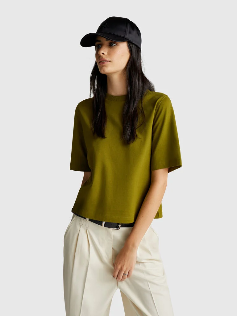 100% cotton boxy fit t-shirt