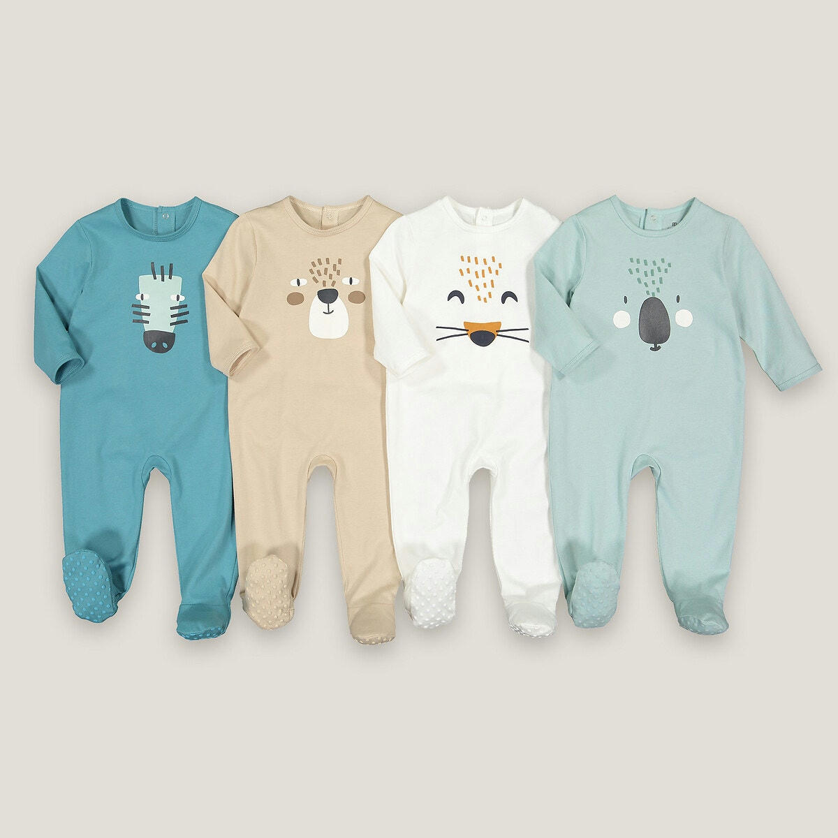 Lot de 4 pyjamas en coton