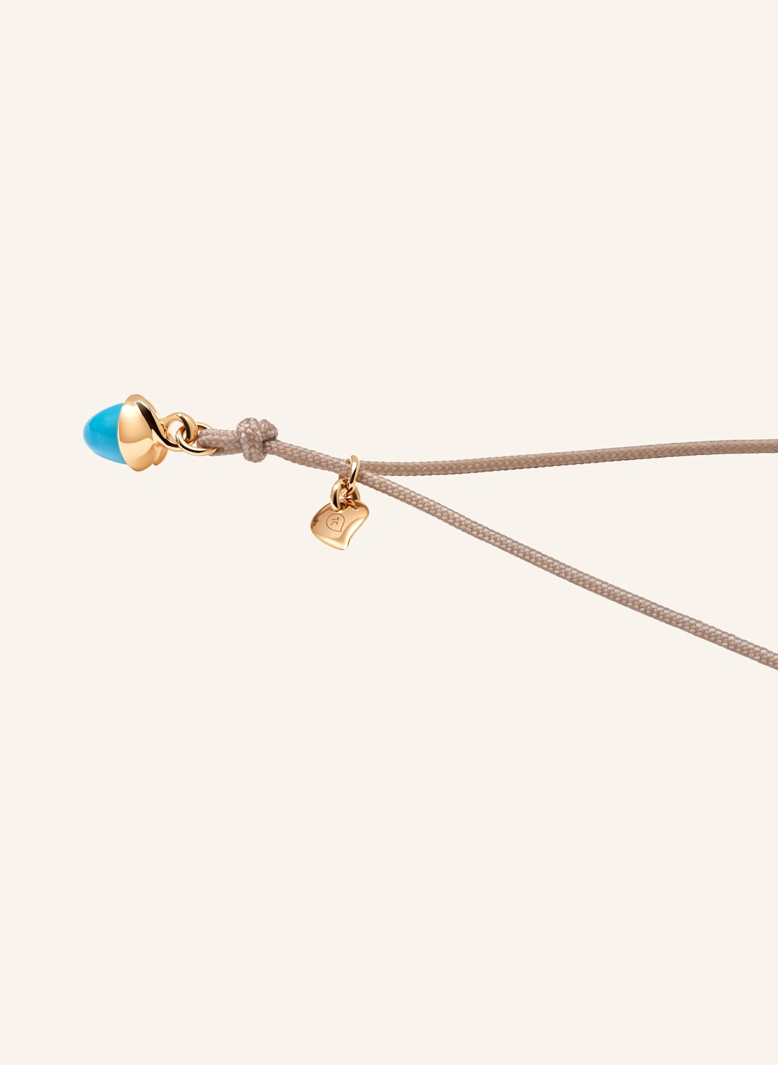 TAMARA COMOLLI Armband BRACELET 'MYMIKADO' WITH TURQUOISE aus 18 Karat Roségold mit Türkis