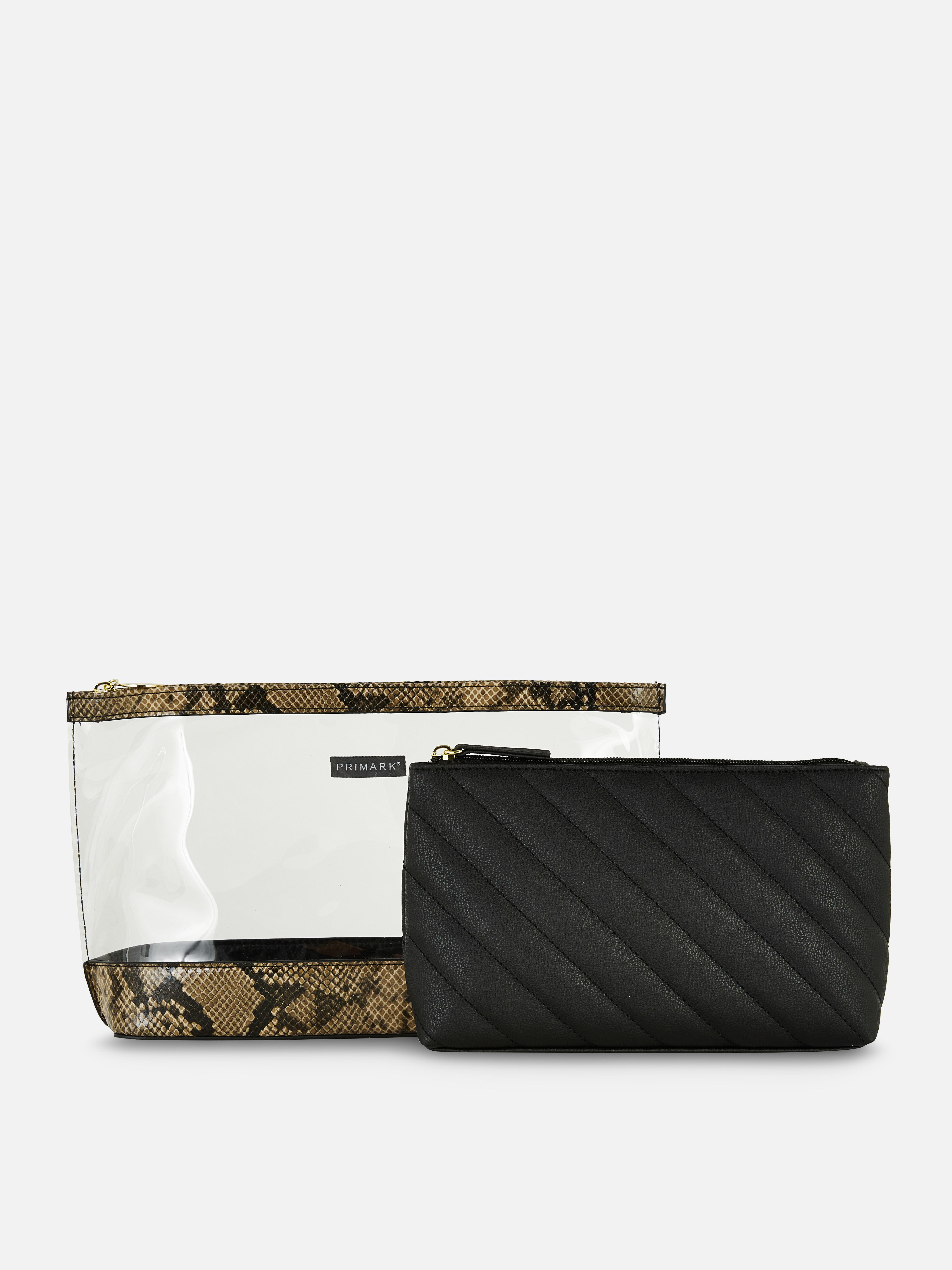 2pk Print Wash Bags