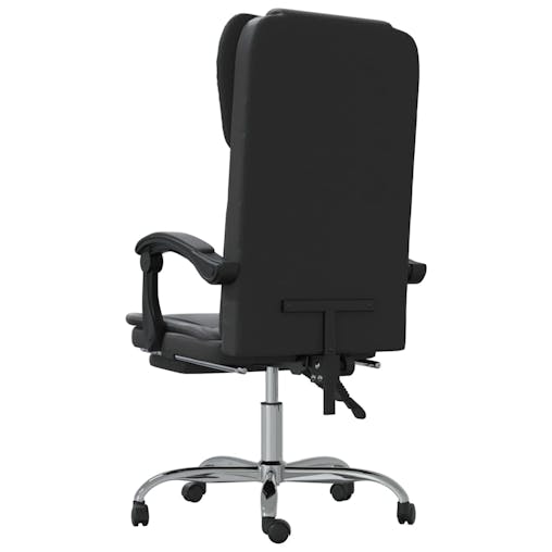 NNEVL Reclining Office Chair Black Faux Leather