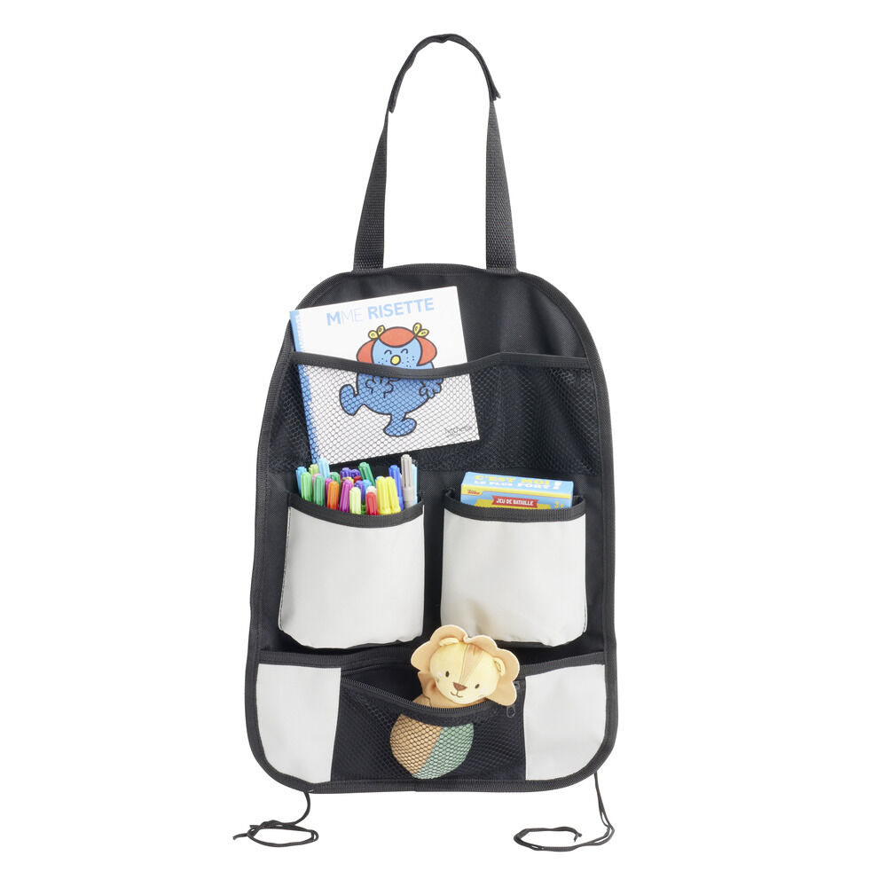 Organisateur de voiture protège siège arrière multipoches 31x43cm