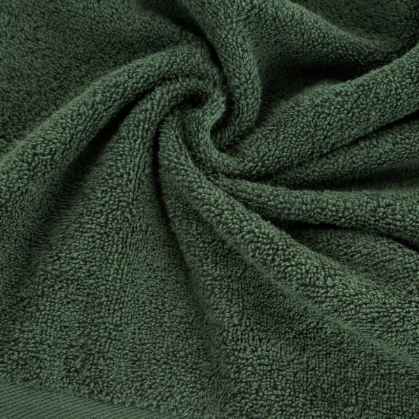 Ręcznik Gładki 100x150 zielony ciemny 500g/m2