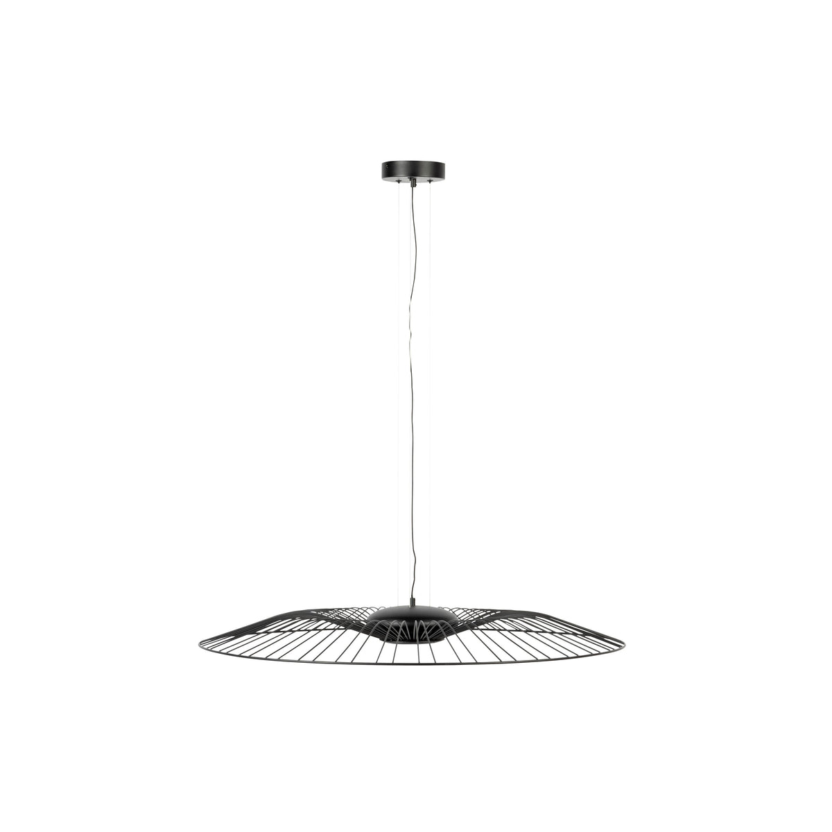 Zuiver Spider Hanglamp Rond 90 cm Zwart