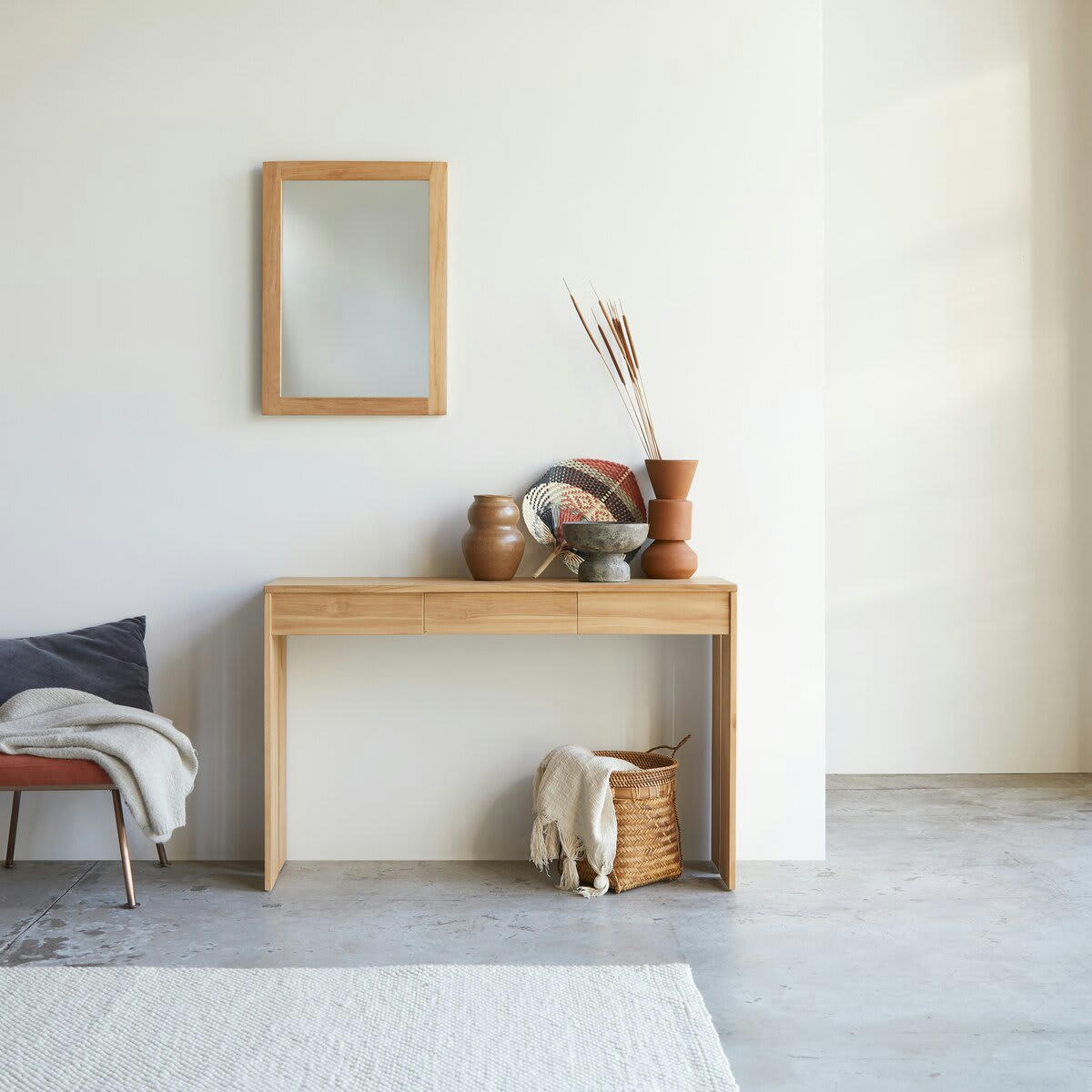 EDEN - Console en teck massif