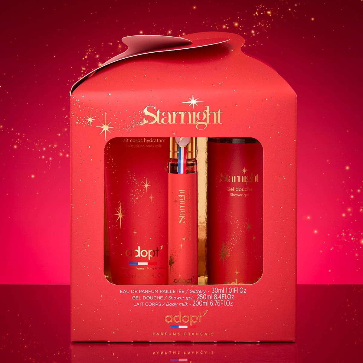 StarnightCoffret Eau de parfum 30 ml   Gel douche 250 ml   Lait corps 200 ml