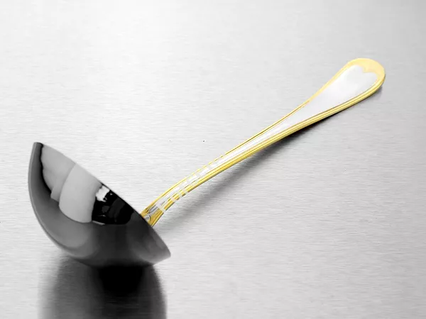 Komplet sztućców 65 cz. na 12 osób Hisar - Topkapi Gold (3.0/2.5 mm) złocone