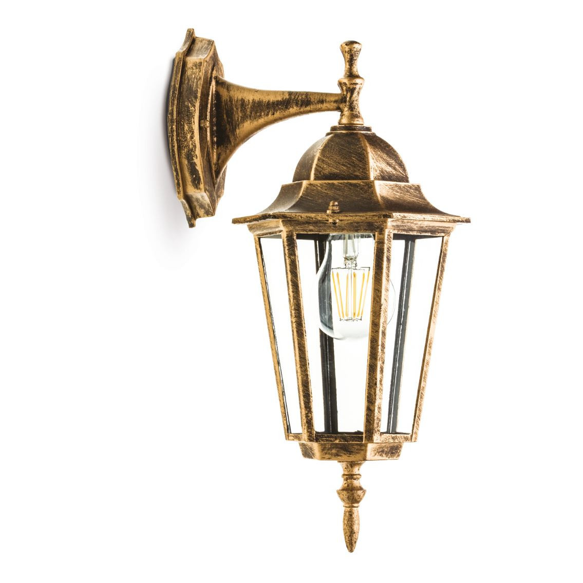 Kinkiet zewnętrznyzłoty LO 4102 1xE27x50W IP54 Kobi