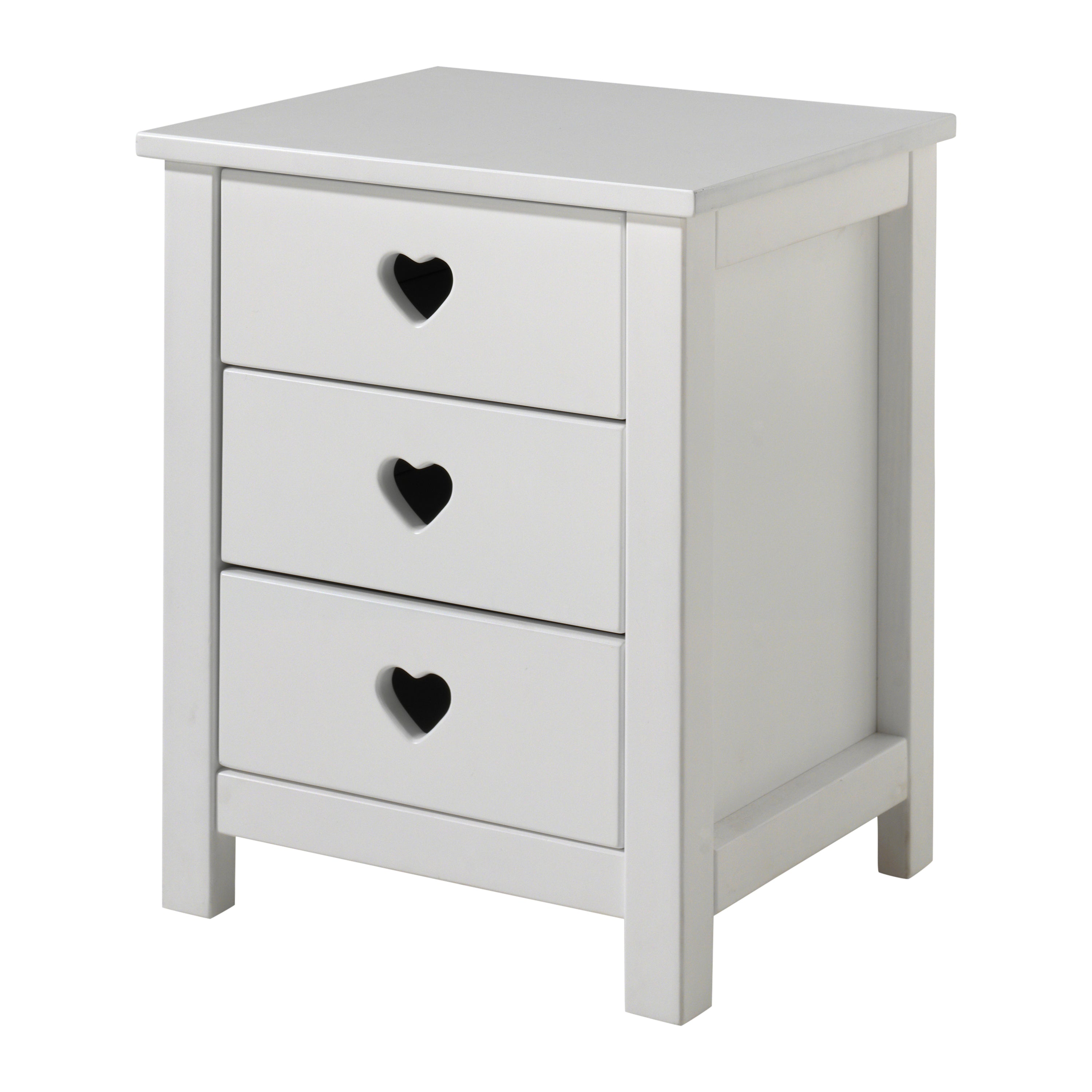 Vipack Amori Nachtkastje - Wit