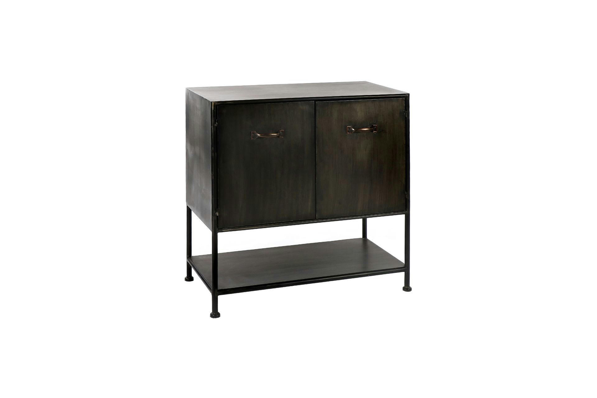 TYPOGRAPHIC - Armoire en métal noir