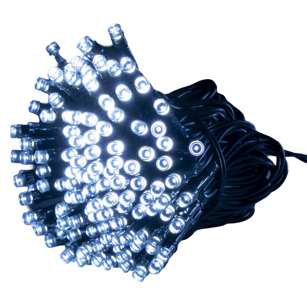 Guirlande de No&euml;l lumineuse 120LED blanc froid L890cm