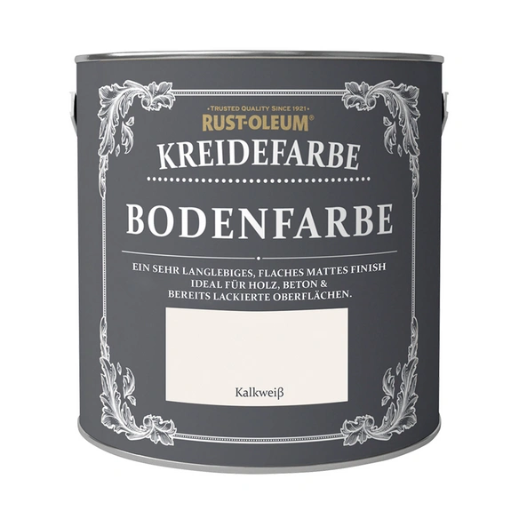 Bodenbeschichtung, Kreidefarbe, 2,5 L, kalkweiss