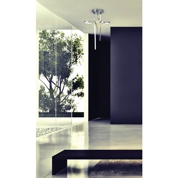 Leuchtmittel »Loop Line«, ∅xH: 52 x 65 cm, Metall/Kunststoff