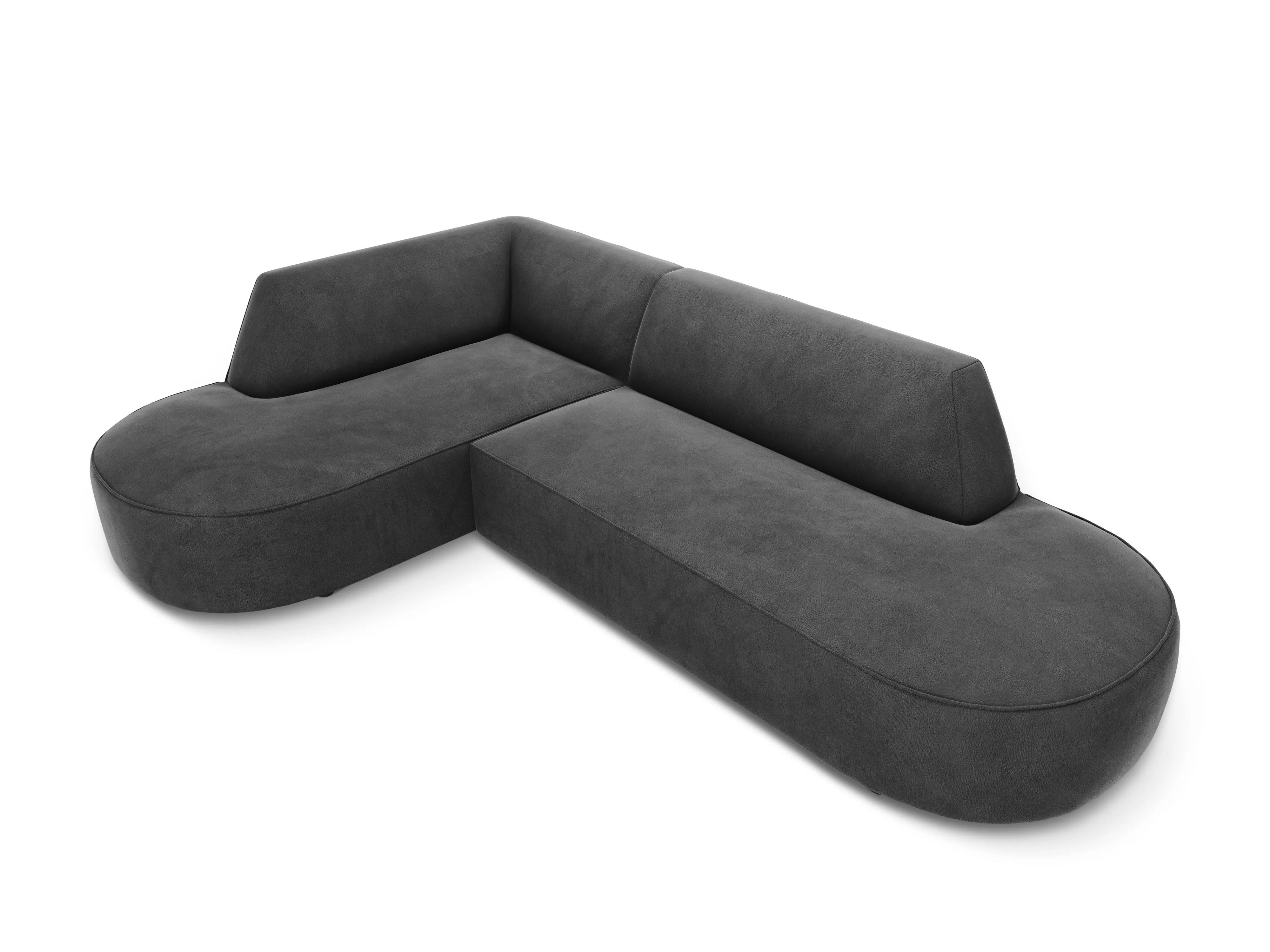 Hoekbank Charles Lounge velvet links