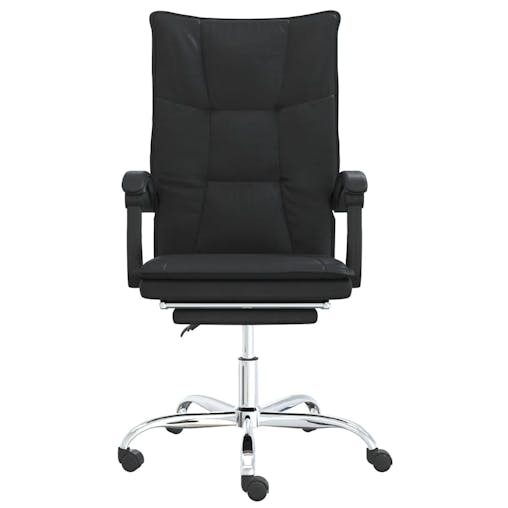 NNEVL Reclining Office Chair Black Faux Leather
